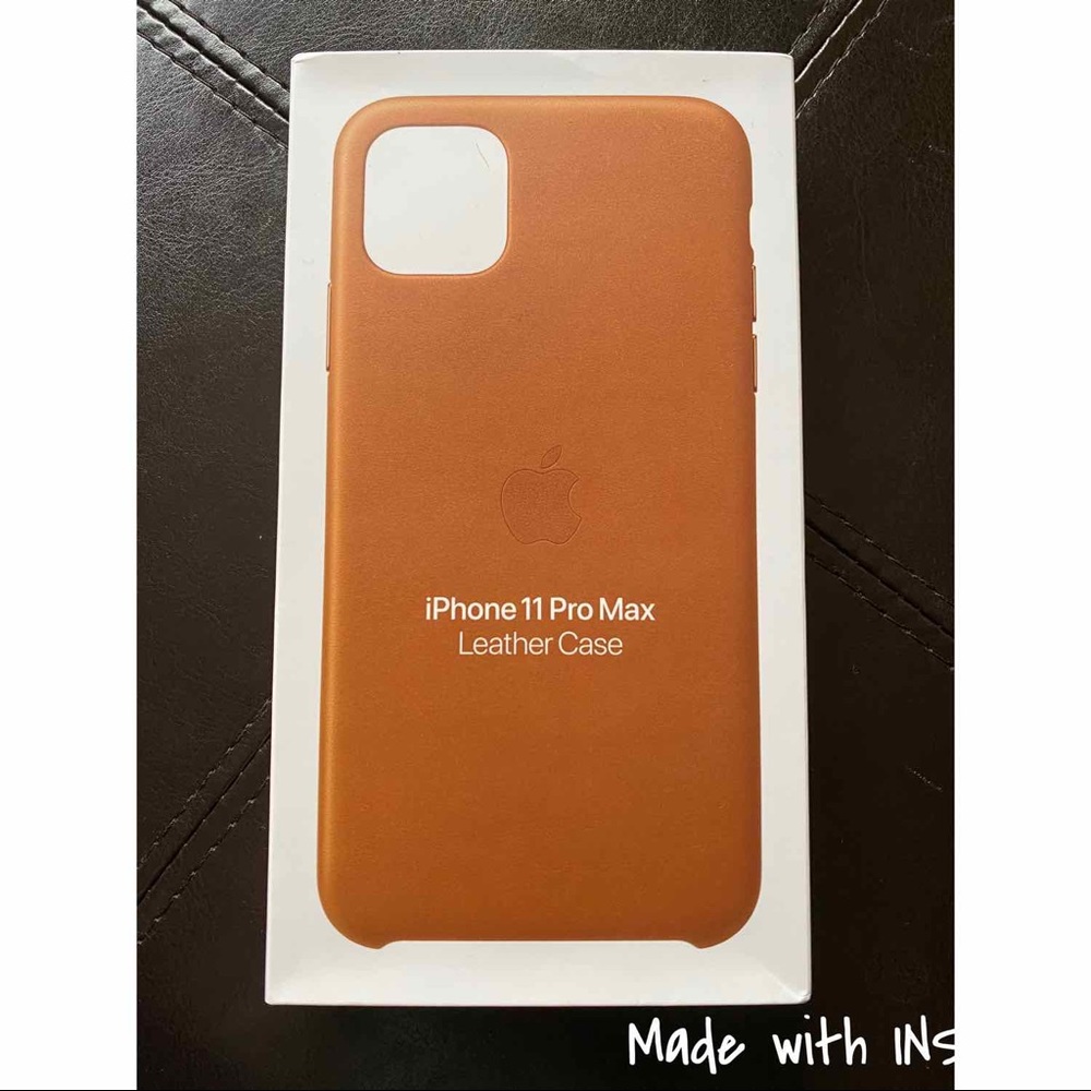 🆕 NWT!! Apple iPhone 11 Pro Max Leather Case